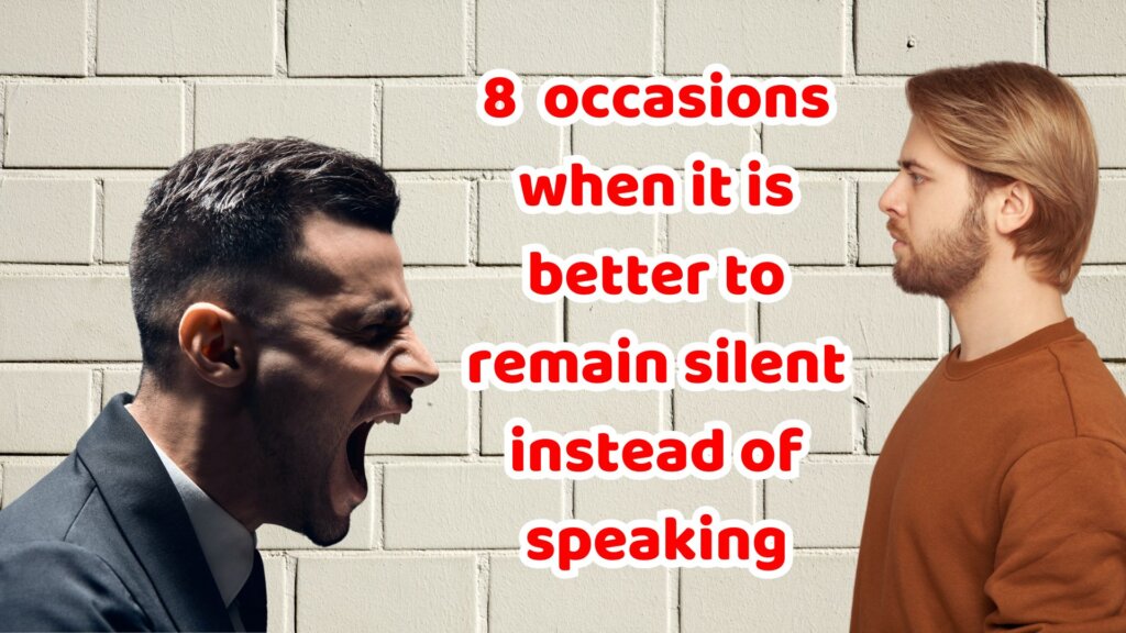 8 occasions when it is better to remain silent instead of speaking। Positive Thoughts in Hindi