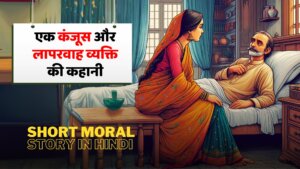 short moral story in hindi : एक कंजूस और लापरवाह व्यक्ति की कहानी