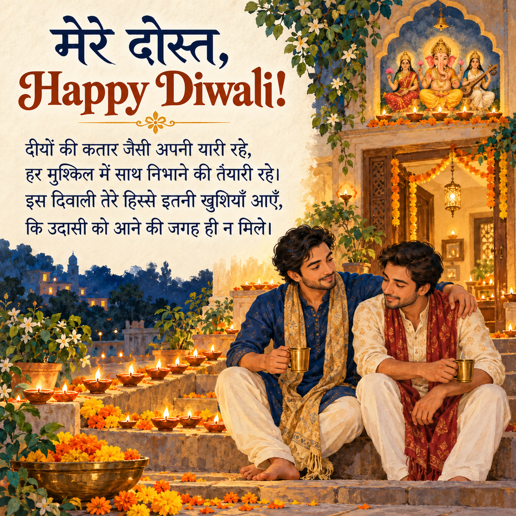 happy diwali friend