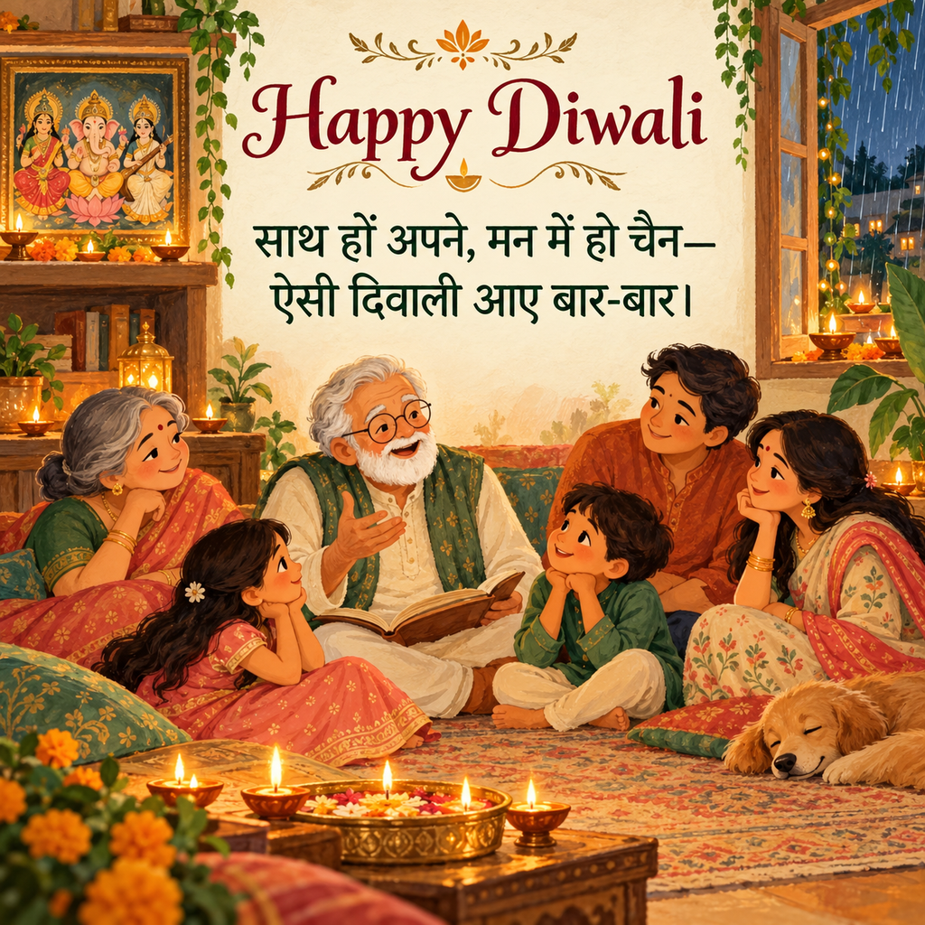 happy family, happy diwali 2026